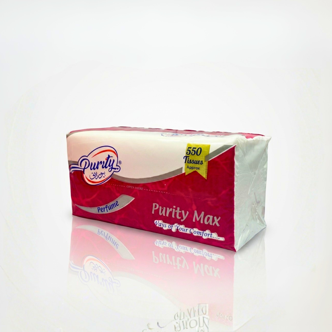 Purity Max Pink Tissue Pack – 550 Soft & Gentle Tissues